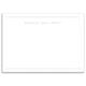 Simple Embossed Border Flat Note Cards - Embossed Image 3 of 4